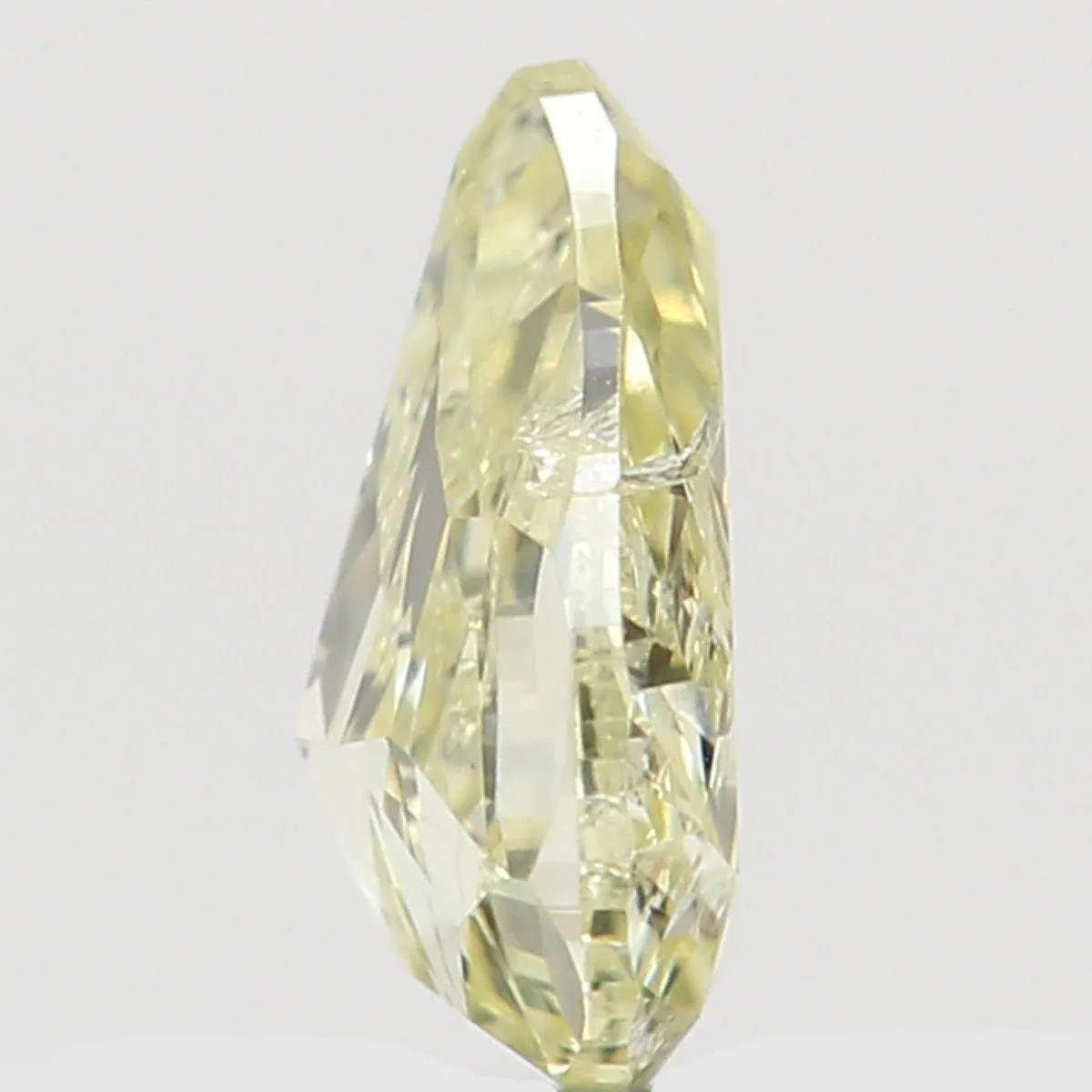 Natural Loose Diamond Pear Yellow Color SI1 Clarity 4.30 MM 0.17 Ct KR1409