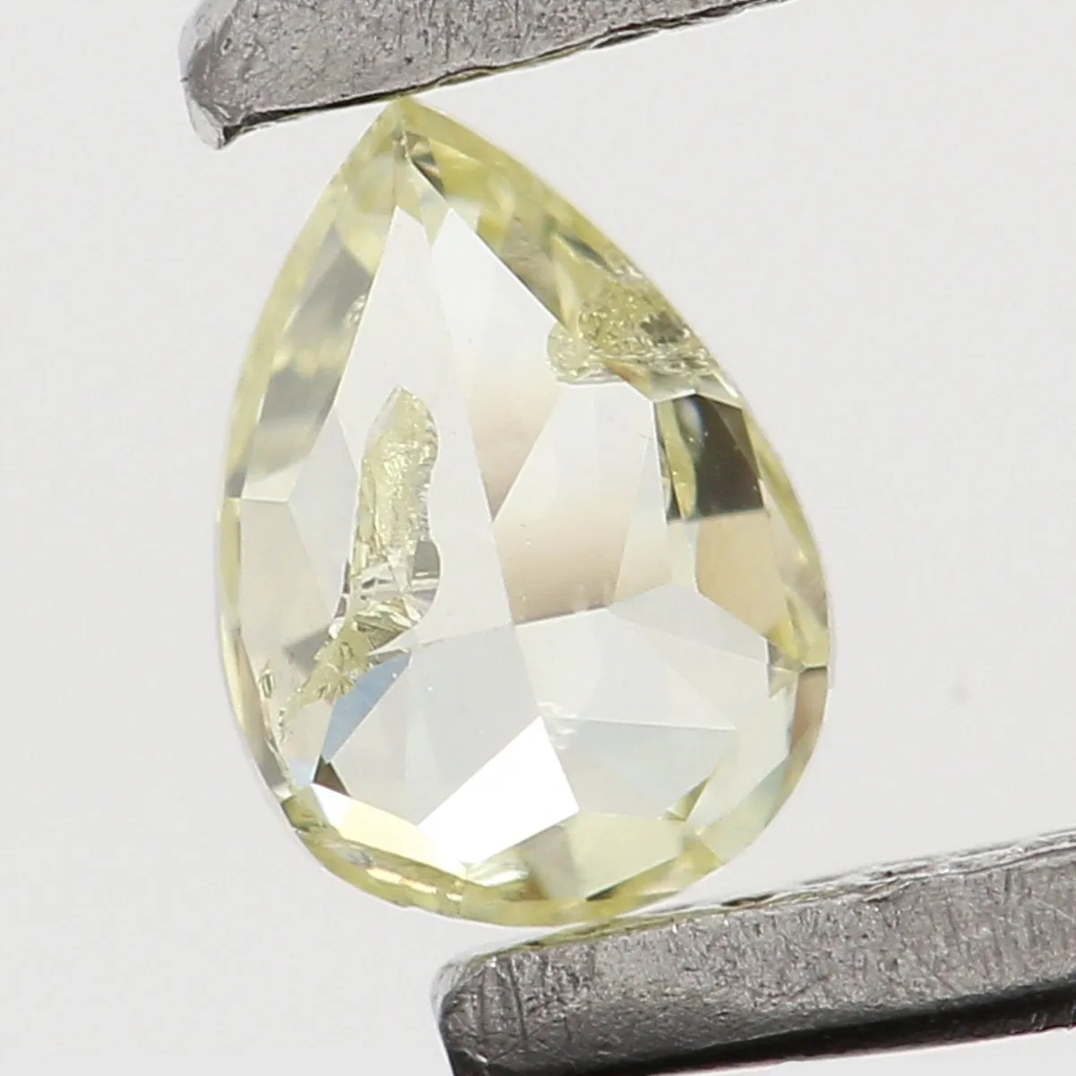 Natural Loose Diamond Pear Yellow Color SI1 Clarity 4.30 MM 0.17 Ct KR1409