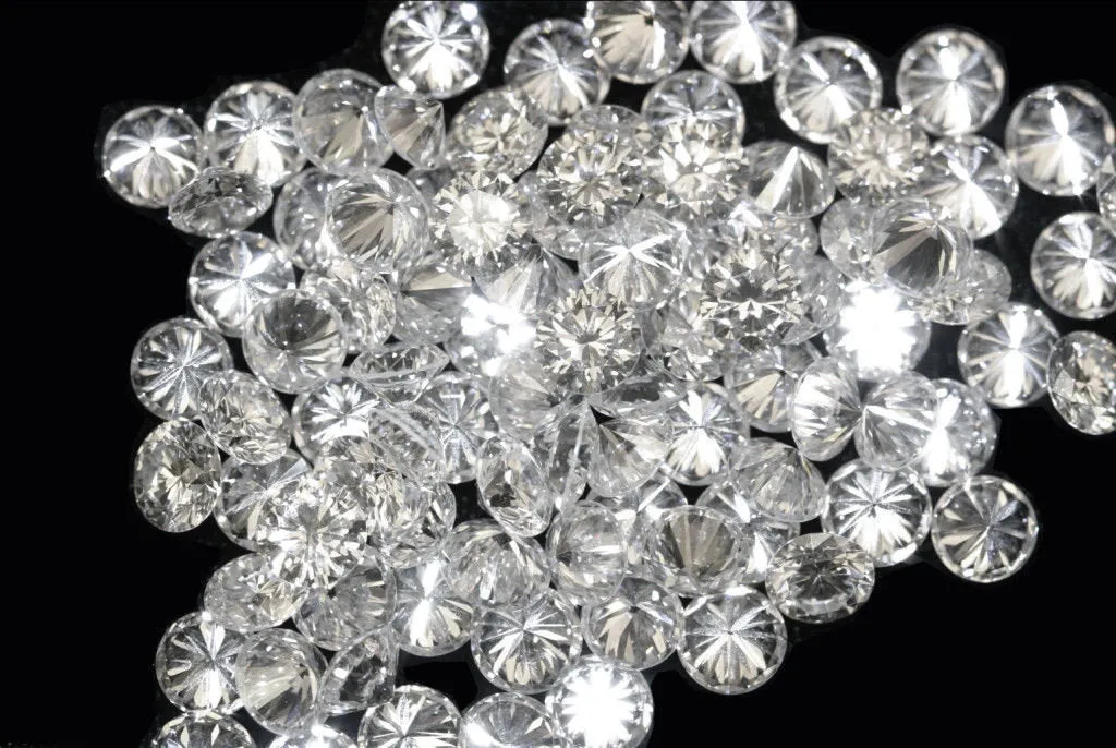 Natural Loose Diamond Round G H Color I1 I3 Clarity 1.00 to 1.10 MM 100 Pcs Q08