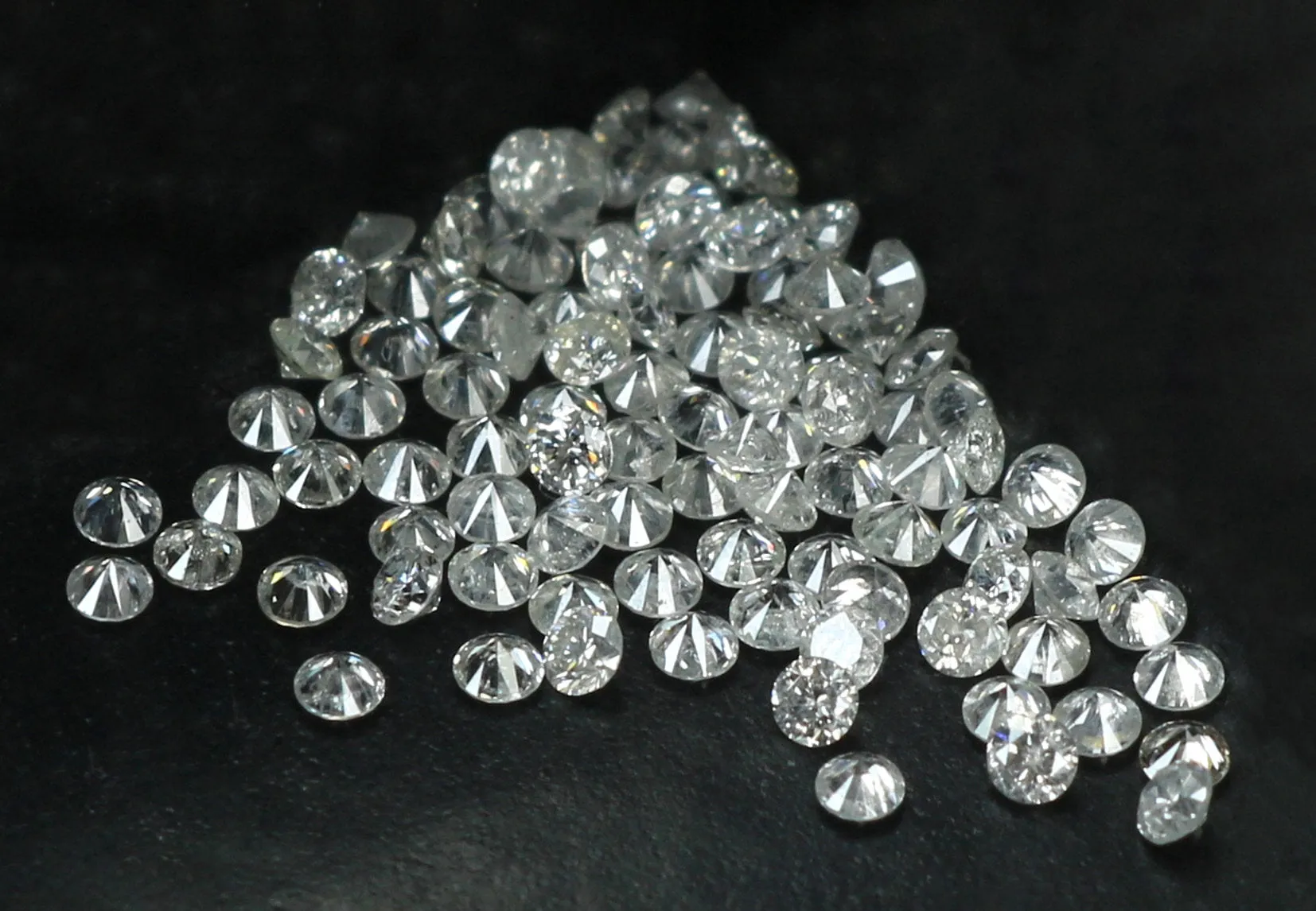 Natural Loose Diamond Round G H White I1 I3 Clarity 0.80 to 0.90 MM 100 Pcs Q03