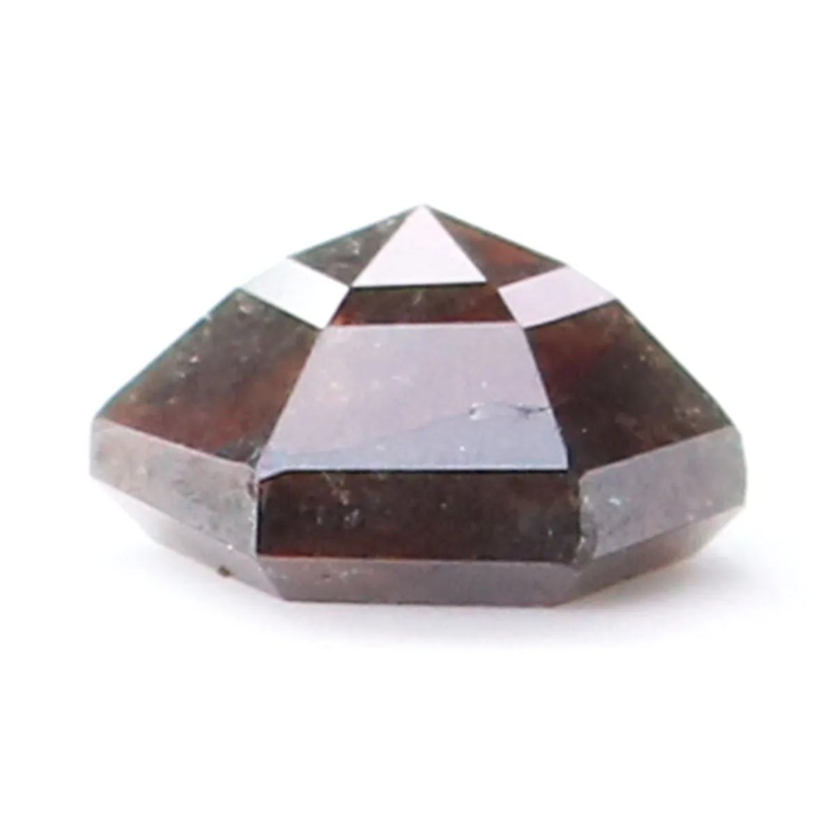 Natural Loose Hexagon Brown Color Diamond 1.40 CT 6.40 MM Hexagon Shape Rose Cut Diamond L7203