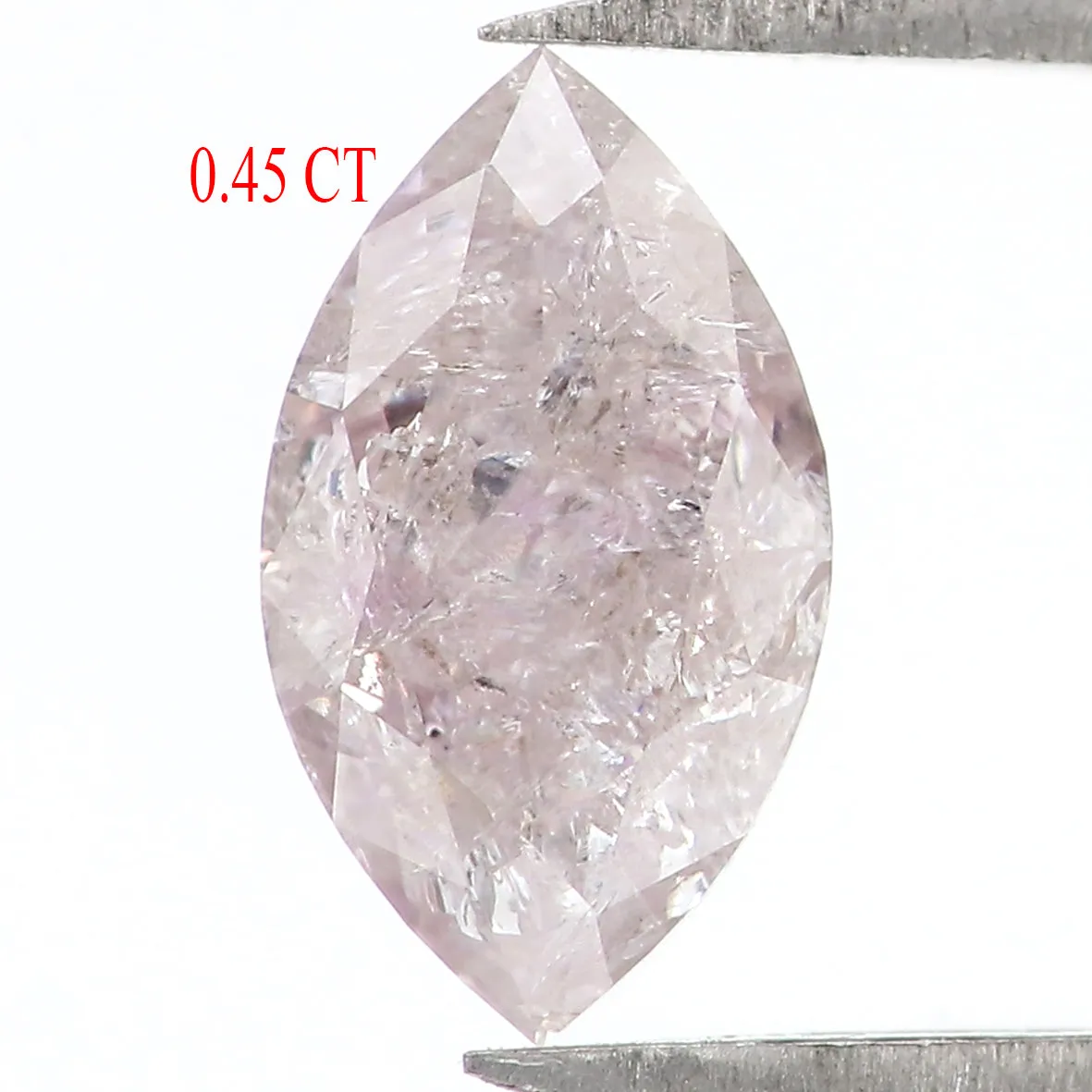 Natural Loose Marquise Light pink Color Diamond 0.45 CT 6.80 MM Marquise Shape Rose Cut Diamond L1588