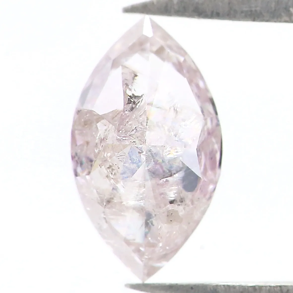 Natural Loose Marquise Light pink Color Diamond 0.45 CT 6.80 MM Marquise Shape Rose Cut Diamond L1588