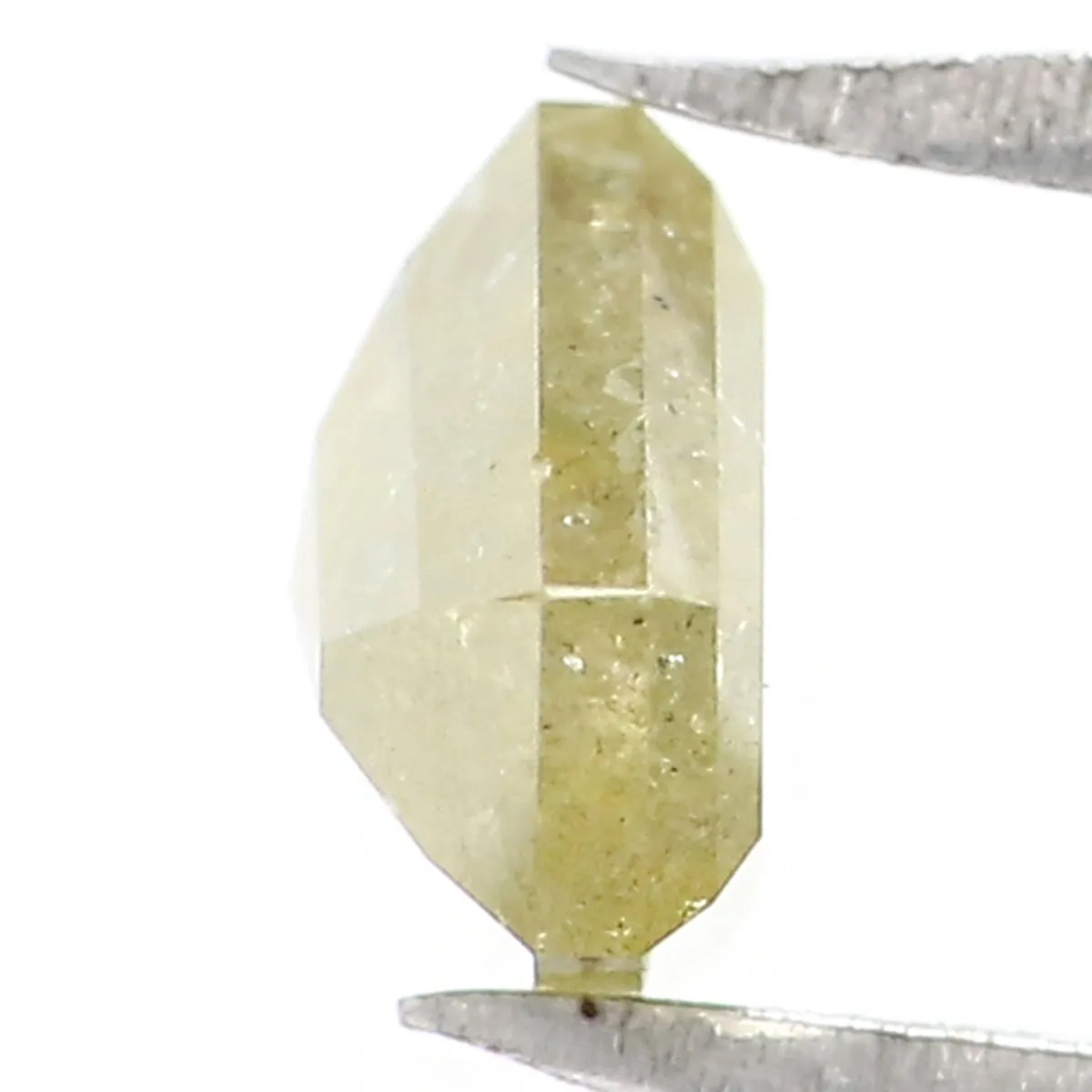 Natural Loose Shield Diamond Yellow Color 0.57 CT 4.50 MM Shield Shape Rose Cut Diamond L1963