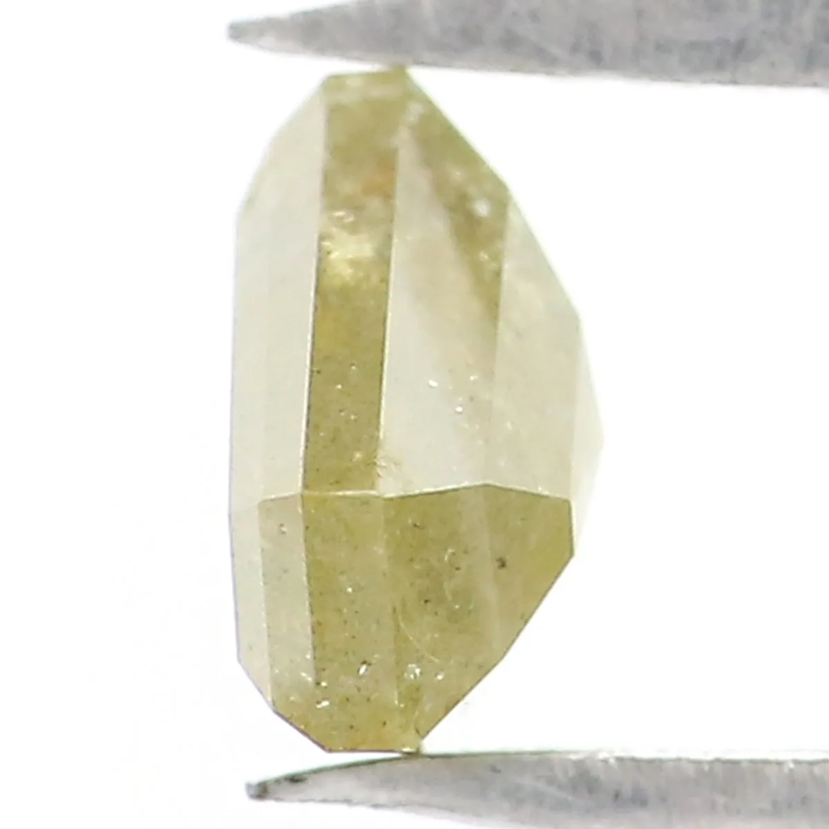 Natural Loose Shield Diamond Yellow Color 0.57 CT 4.50 MM Shield Shape Rose Cut Diamond L1963