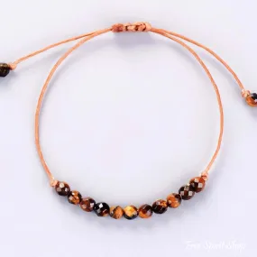 Natural Tiger Eye Protection Friendship Bracelet