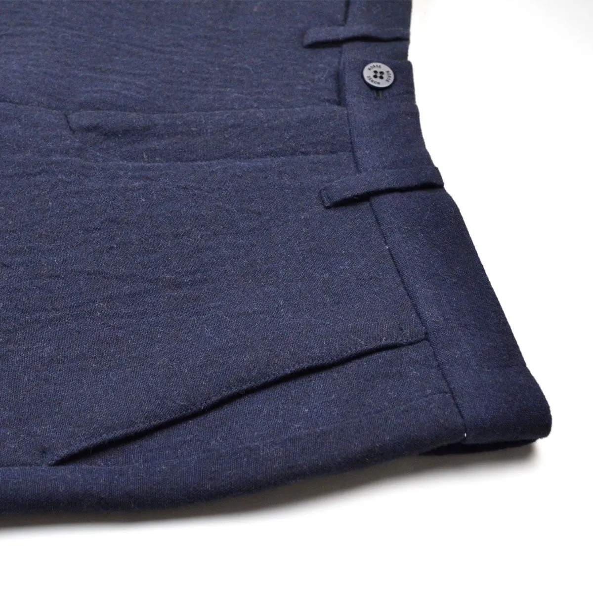 Norse Projects - Thomas Slim Looseweave Wool Trousers - Dark Navy