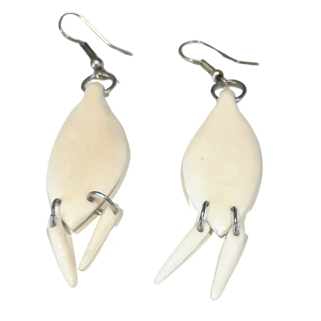 Oval Bone Earrings