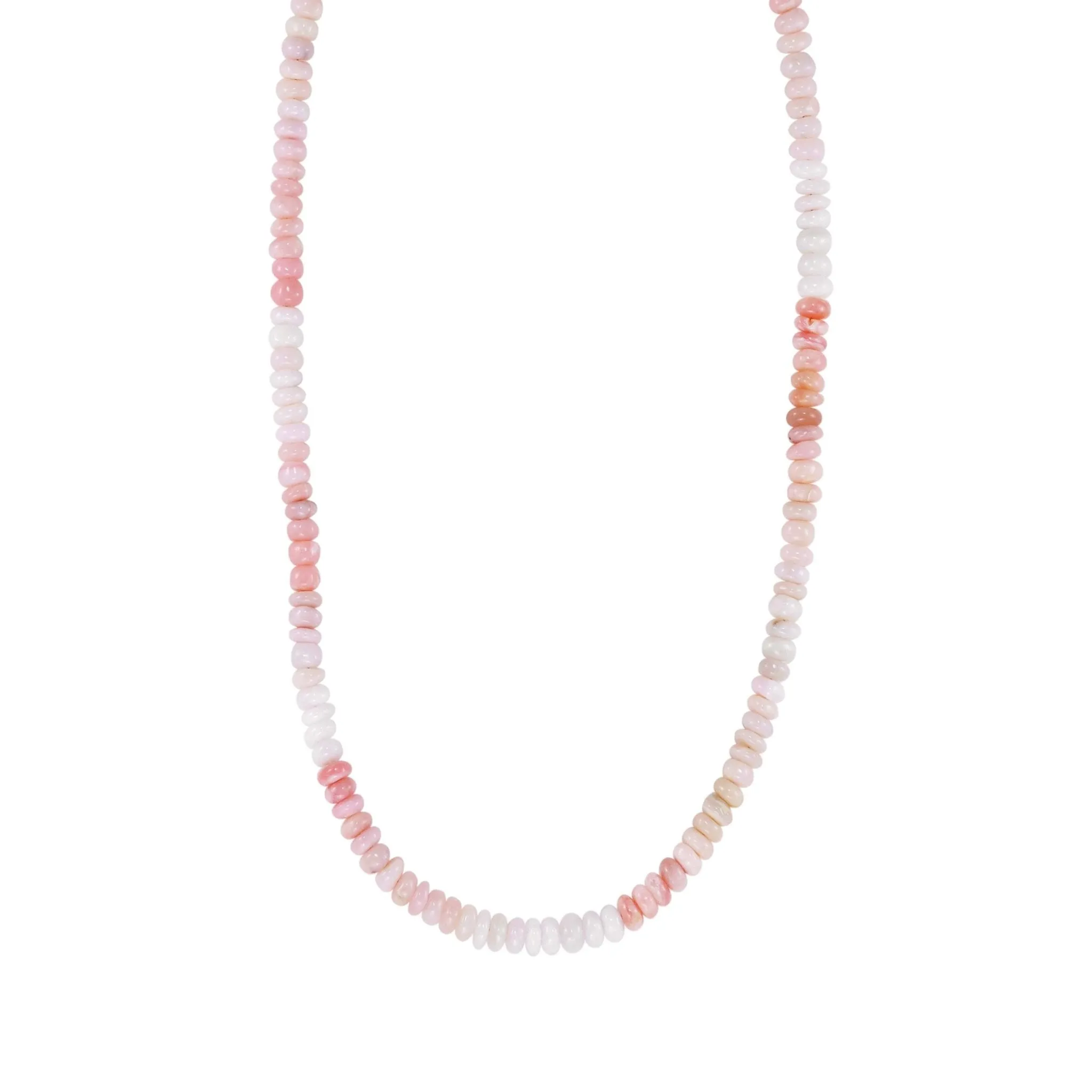 Pink Opal Beaded Necklace