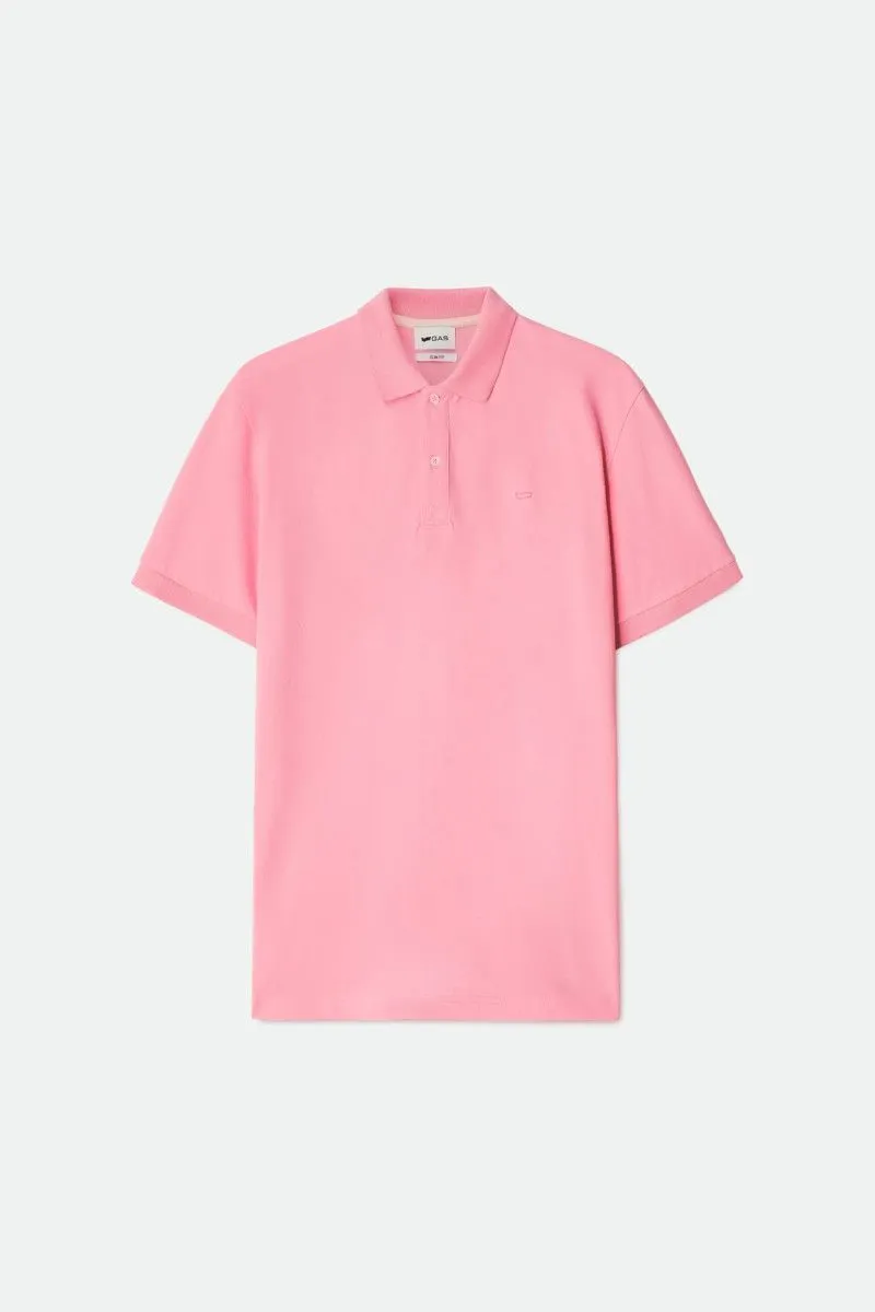 Polo slim fit uomo Rosa