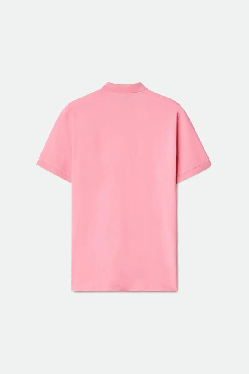 Polo slim fit uomo Rosa