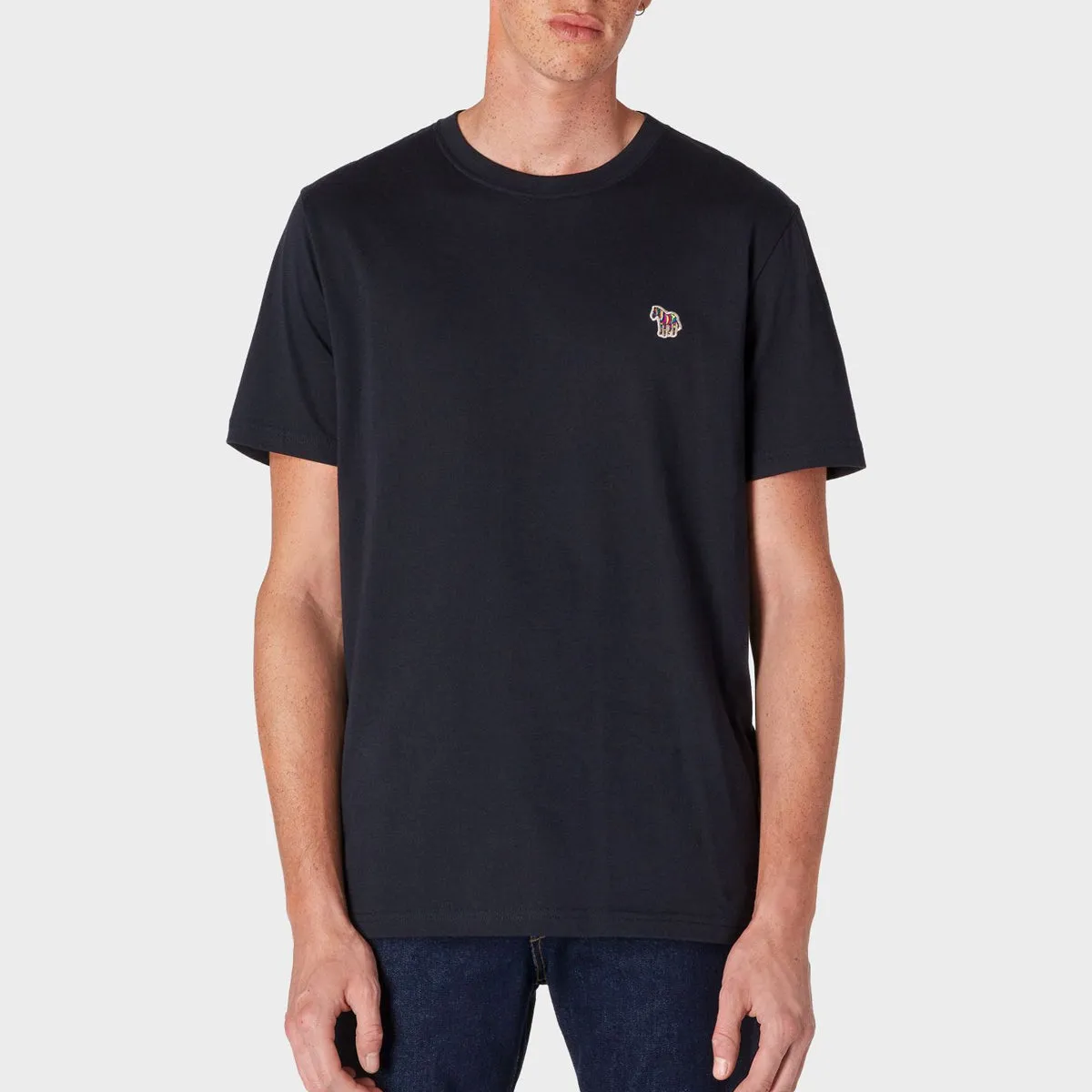 PS Paul Smith - Slim Fit Zebra T-Shirt in Navy