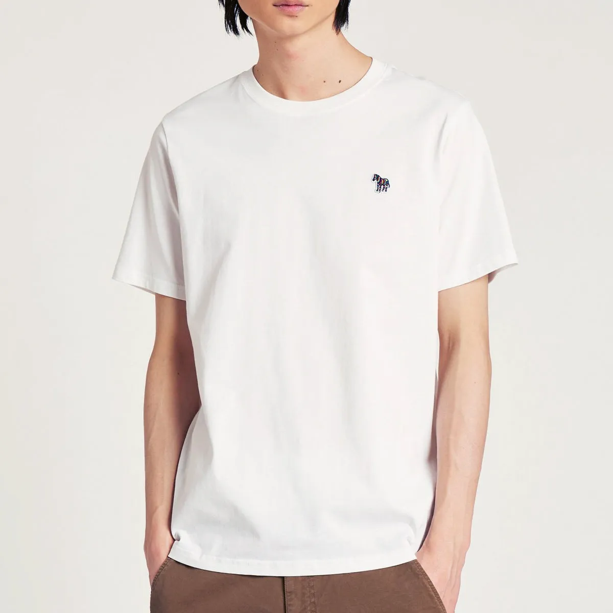 PS Paul Smith - Slim Fit Zebra T-Shirt in White