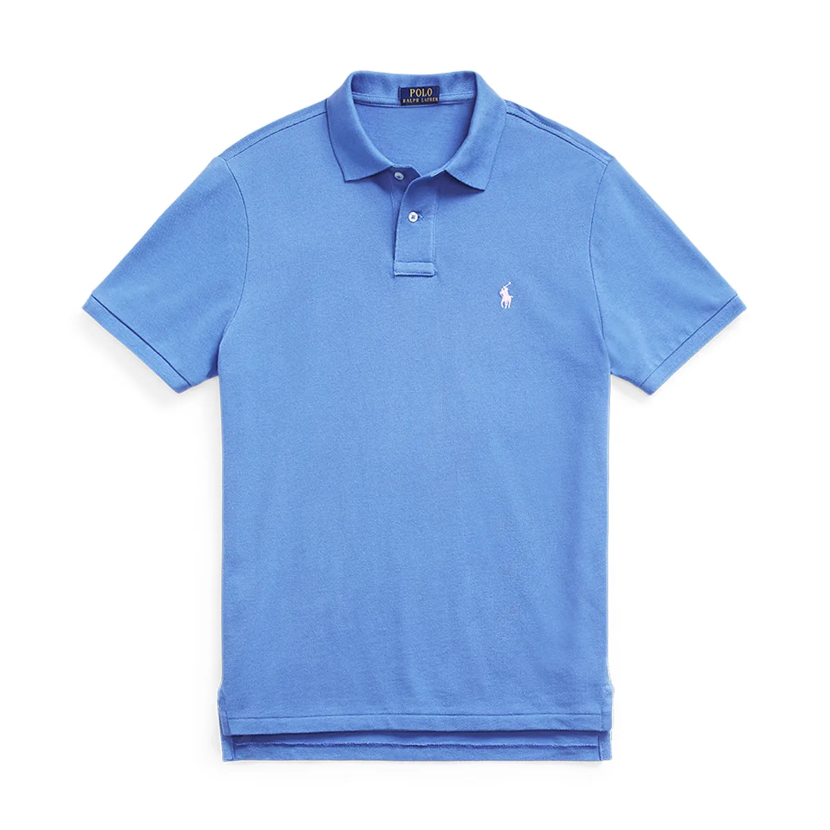 Ralph Lauren - Custom Slim Fit Mesh Polo Shirt in Blue