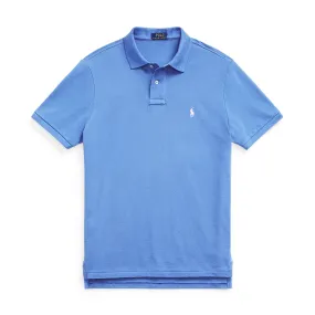 Ralph Lauren - Custom Slim Fit Mesh Polo Shirt in Blue