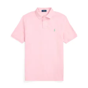 Ralph Lauren - Custom Slim Fit Mesh Polo Shirt in Pink