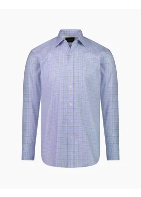 Rembrandt - London Shirt - Brown/Blue Check