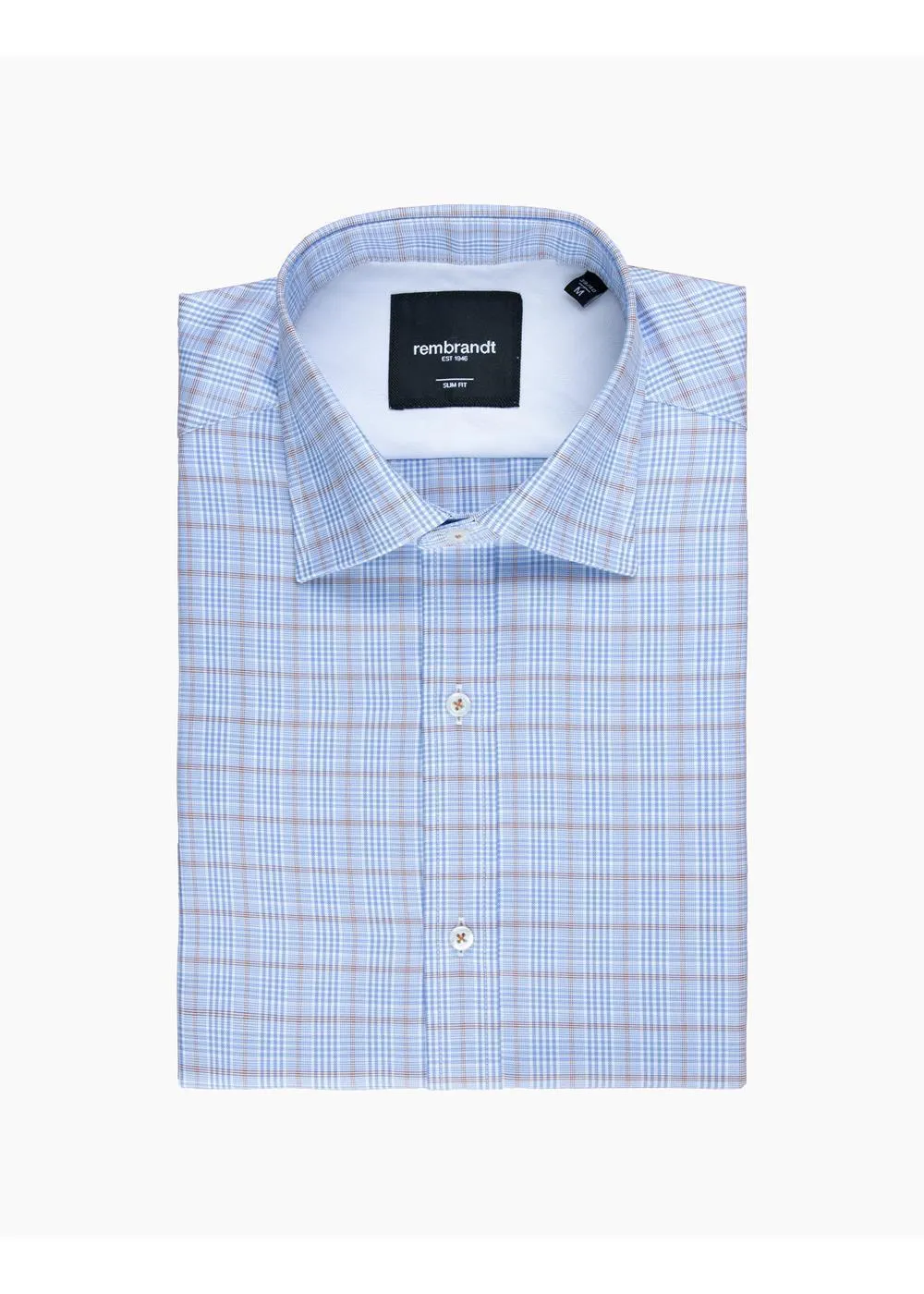 Rembrandt - London Shirt - Brown/Blue Check