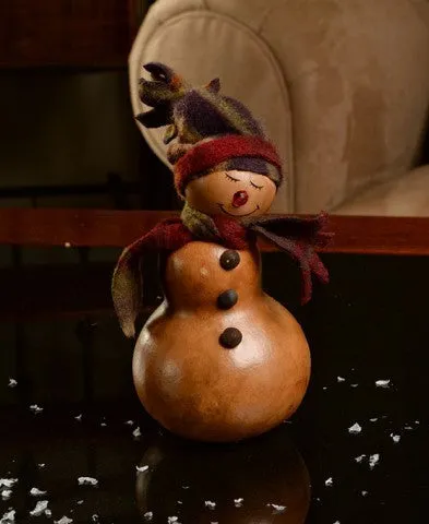 Rockwell Snowman Gourd - Available in Multiple Sizes