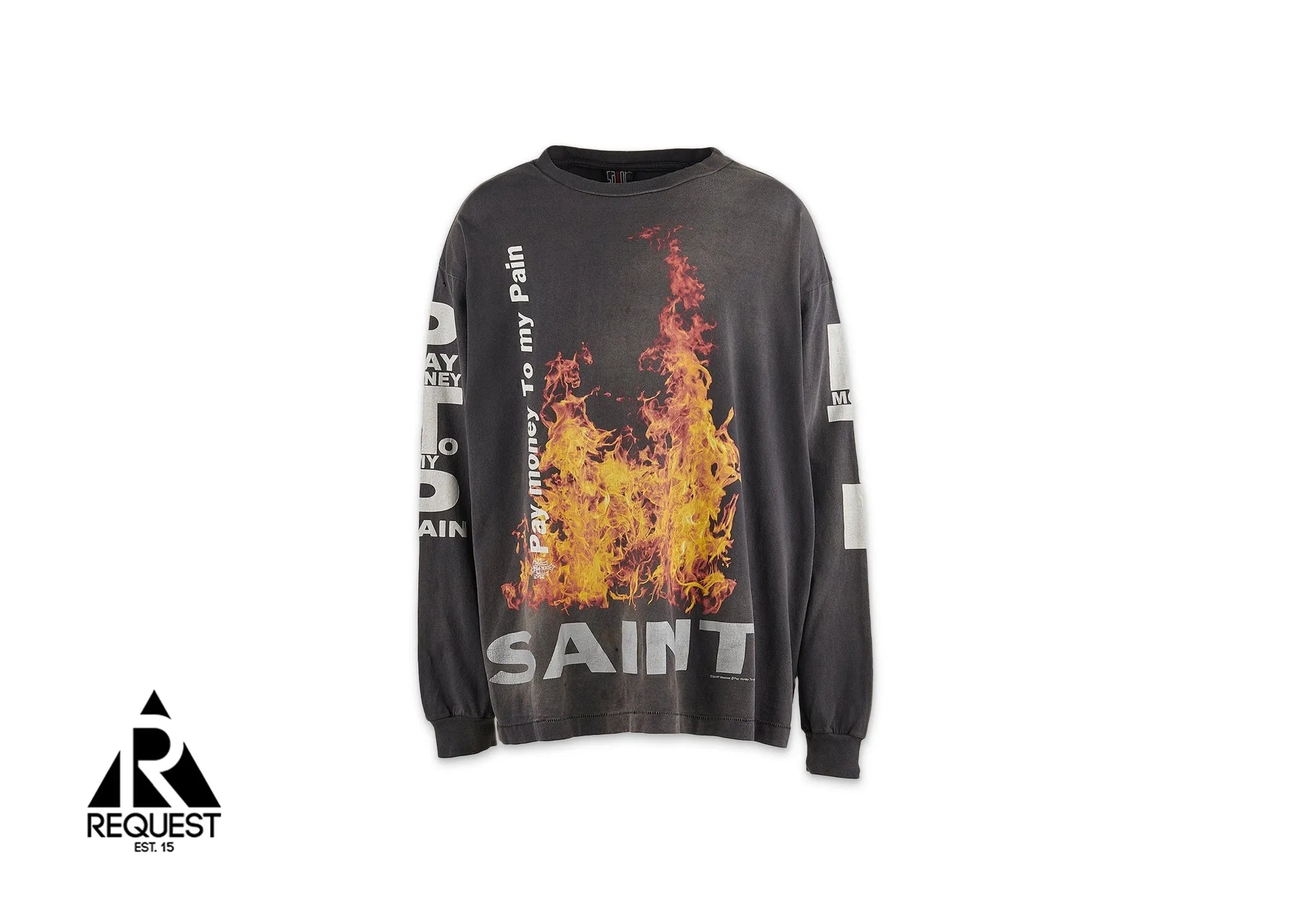 Saint Michael x Pay Money To My Palm L/S Tee Vintage Black