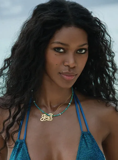 Scroll Name Necklace-Sports Illustrated Swimsuit Edition