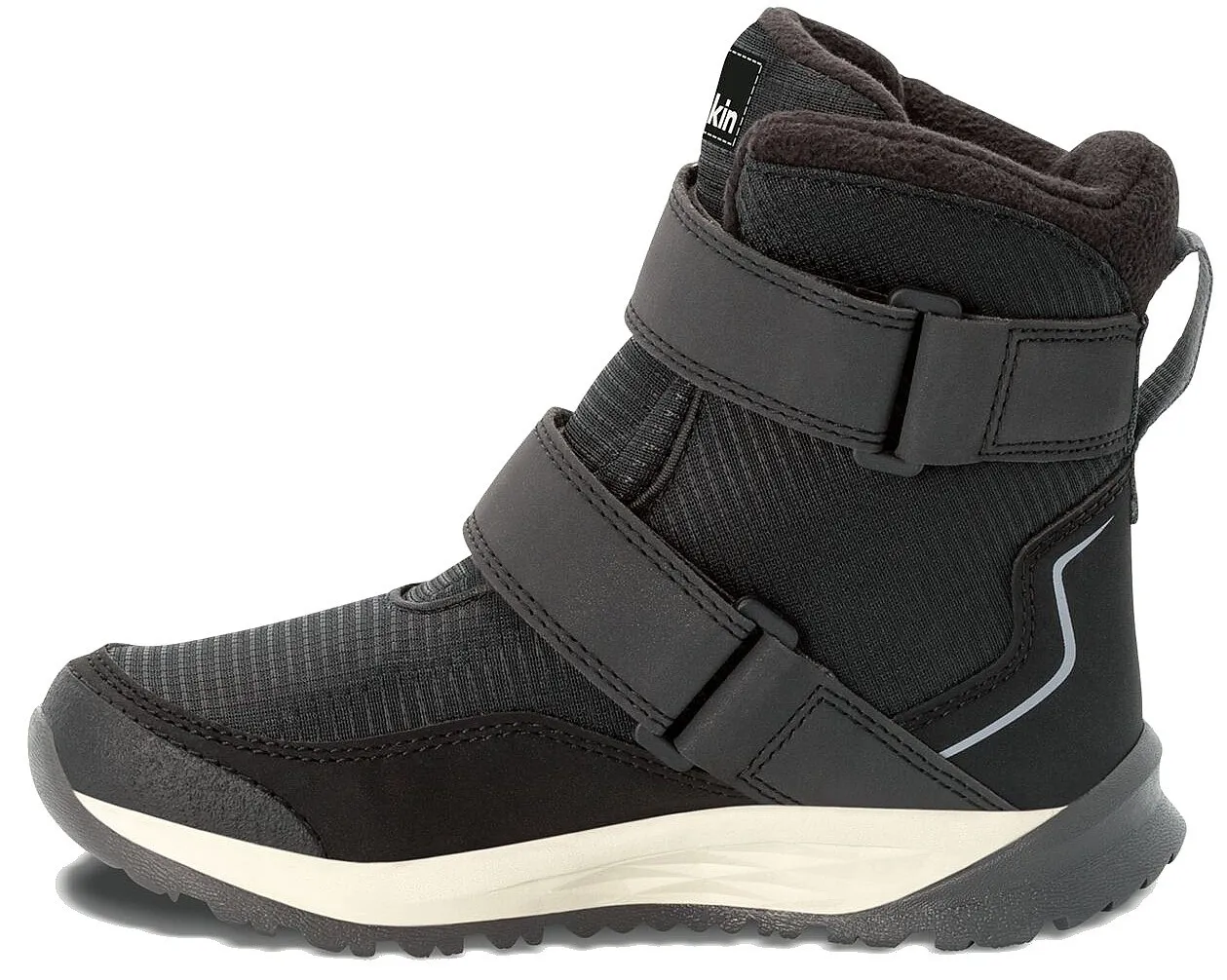 shoes Jack Wolfskin Polar Bear Texapore High VC - Black/Grey - unisex junior