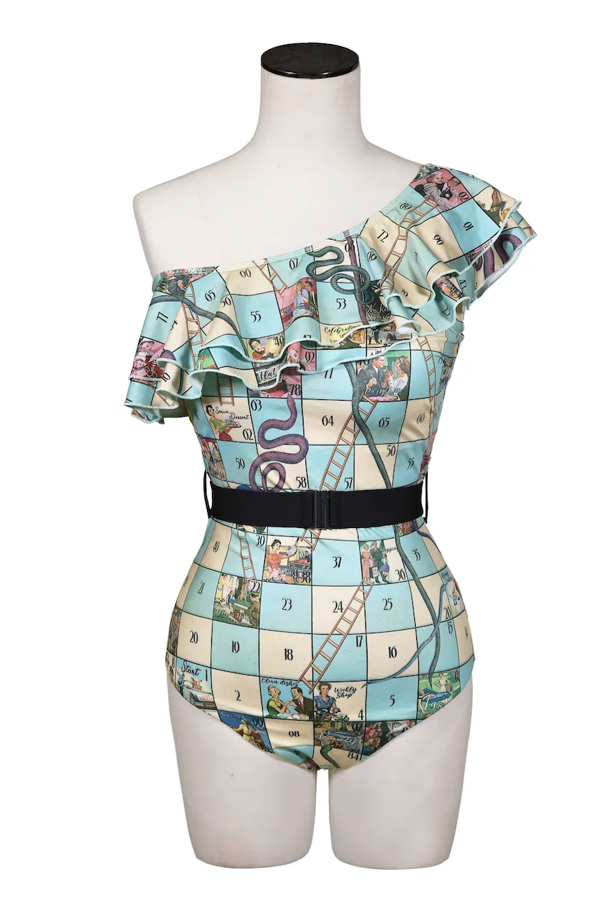 Snakes And Ladders One Piece Swimsuit