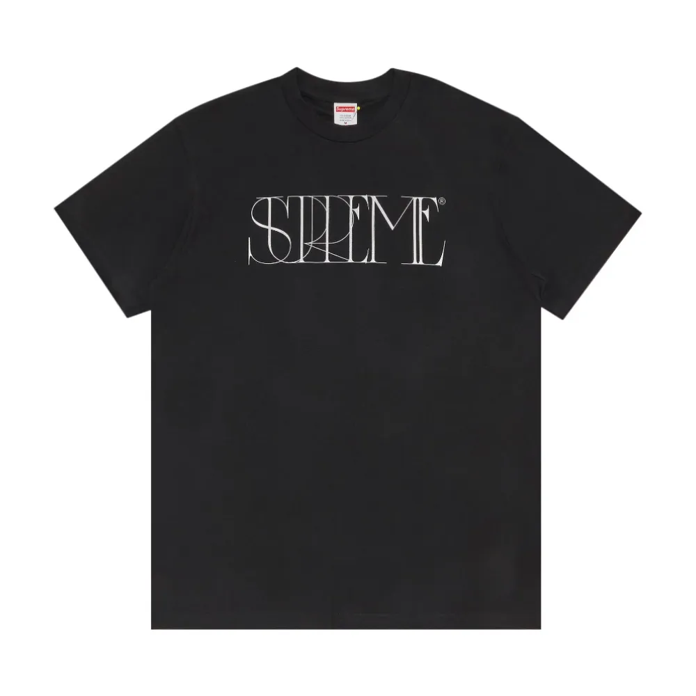 Supreme Trademark Tee 'Black'