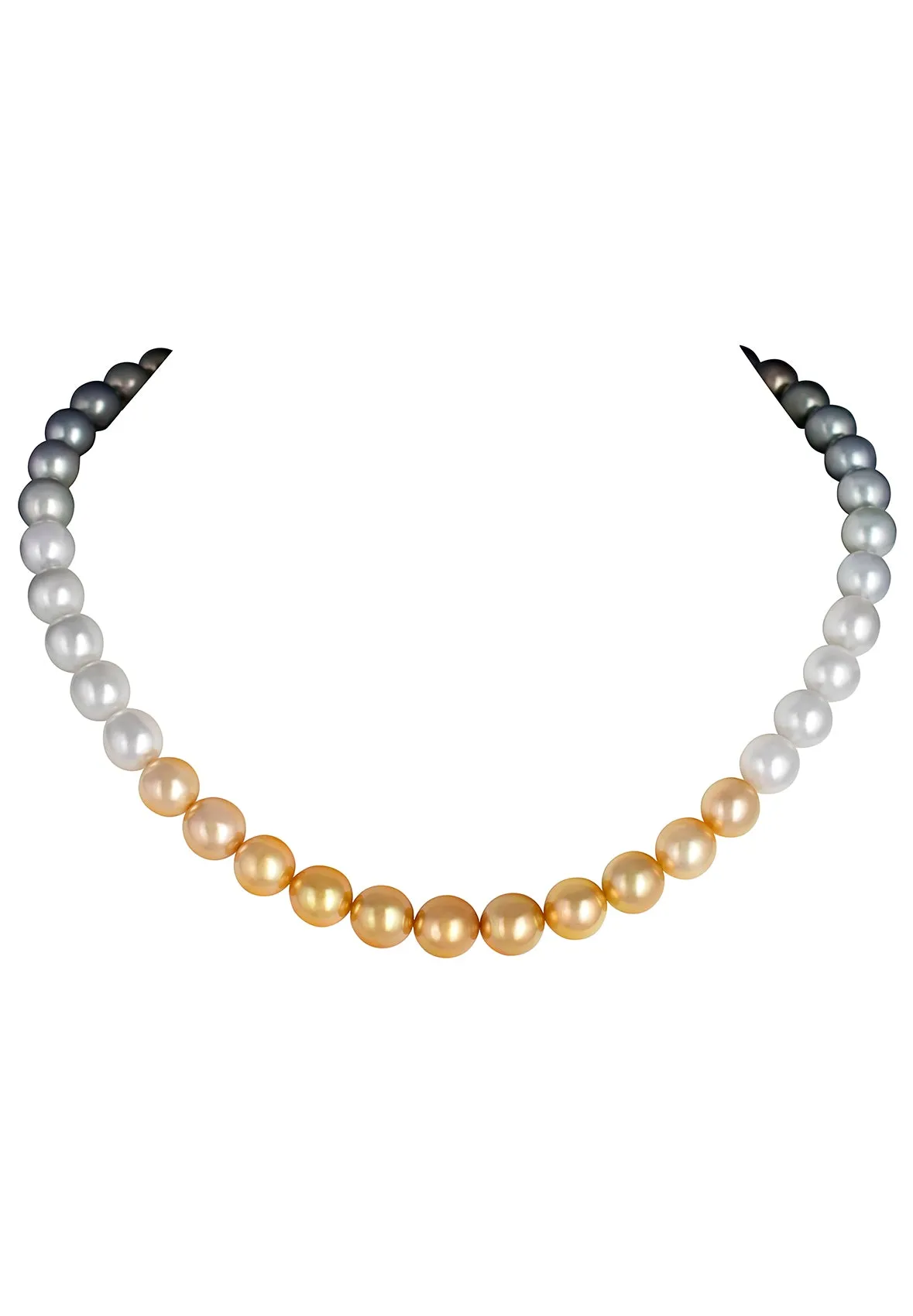 Tahitian Pearl and South Sea Pearl Necklace