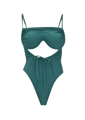 TIACA FOREST GREEN ONE PIECE SWIMSUIT