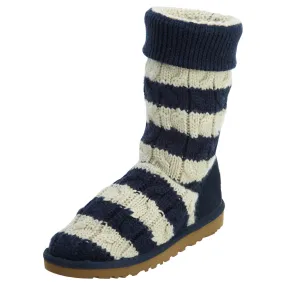 Ugg Australia  Classic Tall Cable Knit Striped Womens Style : 5822