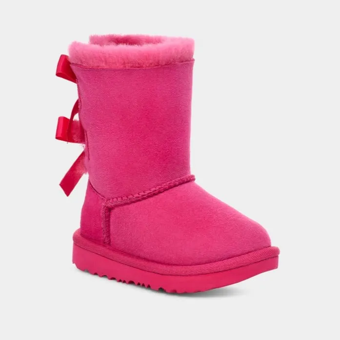 UGG BAILEY BOW II SUEDE WATER REPELENT- BERRY / KIDS