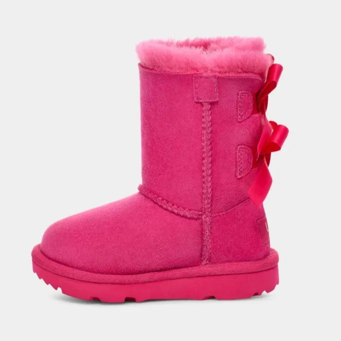 UGG BAILEY BOW II SUEDE WATER REPELENT- BERRY / KIDS