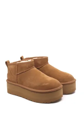 UGG Classic Ultra Mini Platform Chestnut