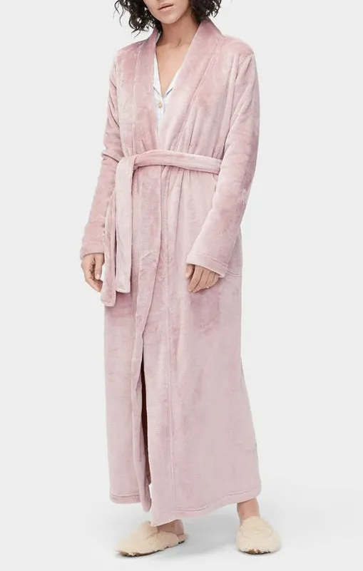 UGG MARLOW Double-Face Fleece Robe in Dusk 