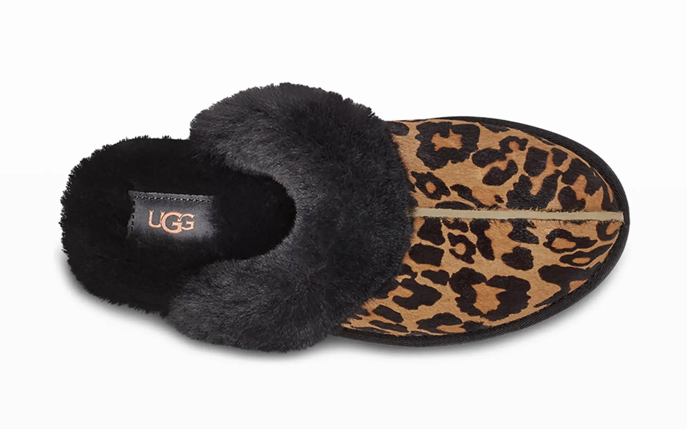 UGG Womens Scuffette II Panther Print Butterscotch