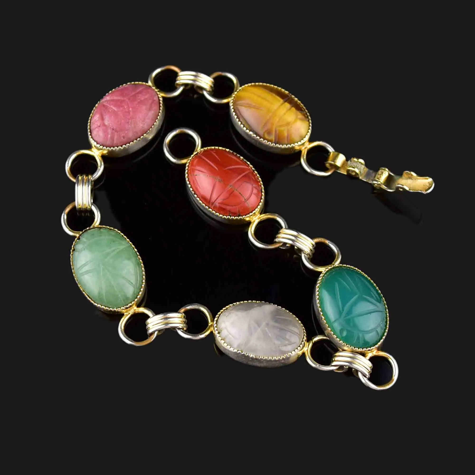 Vintage Beetle Bug Scarab Bracelet