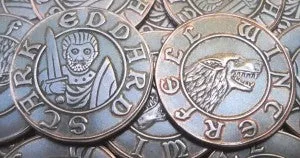 Winterfell Copper Half-Groat of Eddard Stark: Game of Thrones