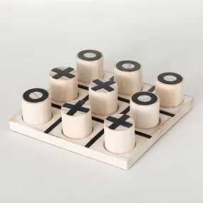 Wood Block Tic Tac Toe Game