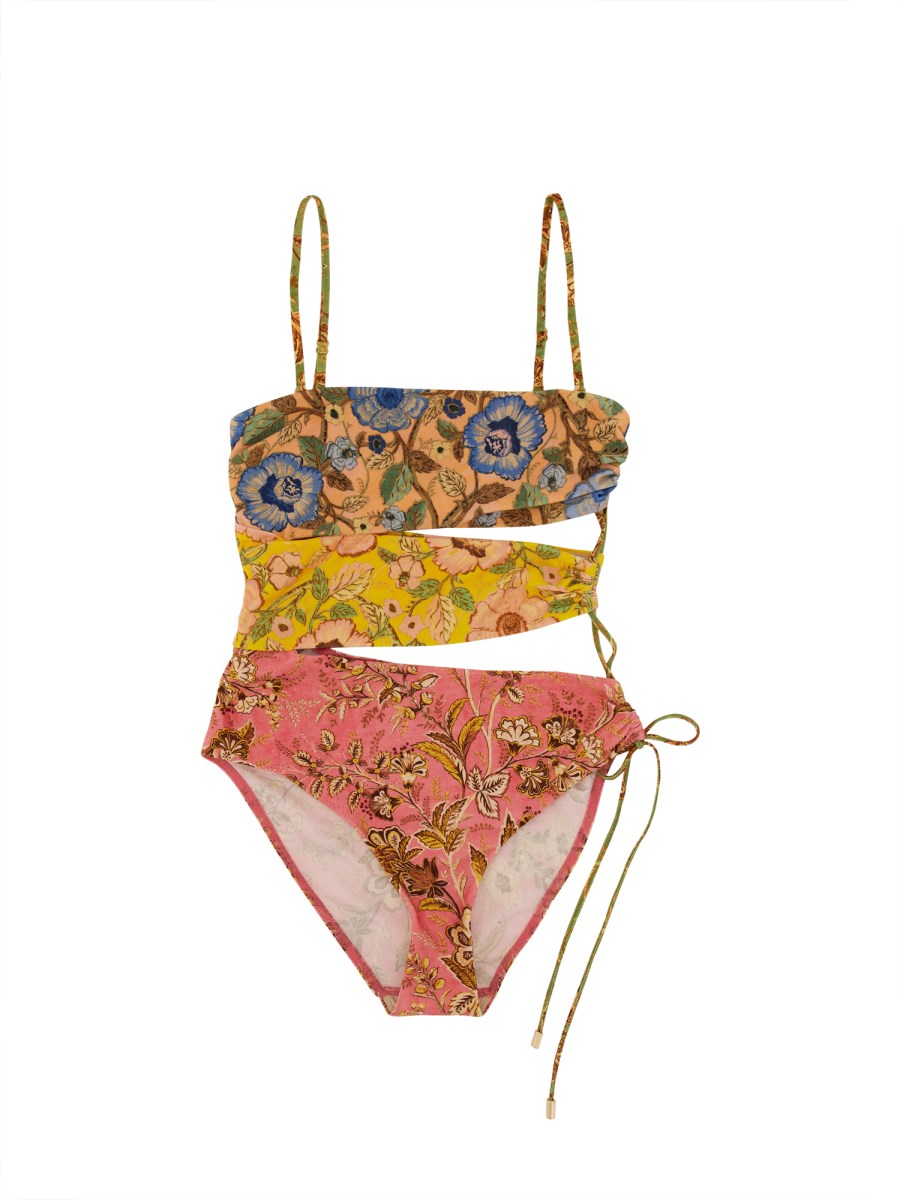 ZIMMERMANN    FLORAL PRINT ONE PIECE SWIMSUIT